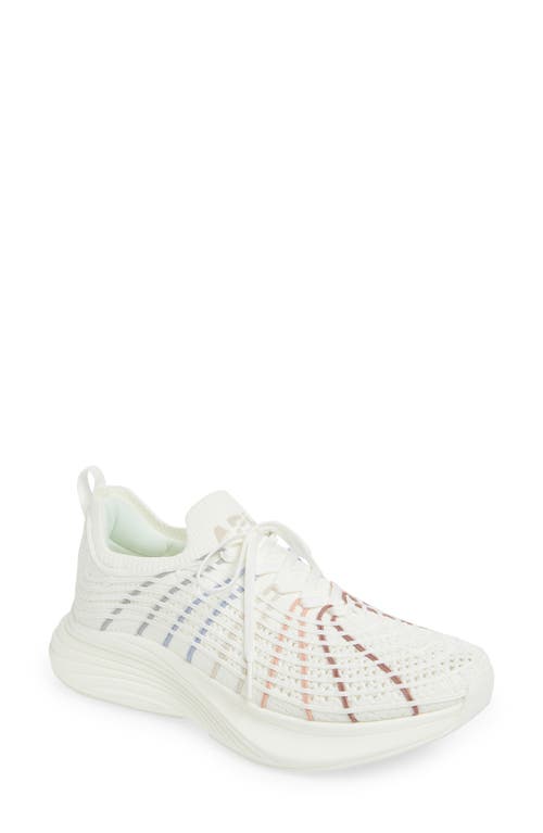 Apl Athletic Propulsion Labs Zipline Sneakers In Ivory/pastel Multi