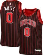 Jordan Brand Youth Jordan Brand Coby White Black Chicago Bulls Swingman Jersey - Statement Edition