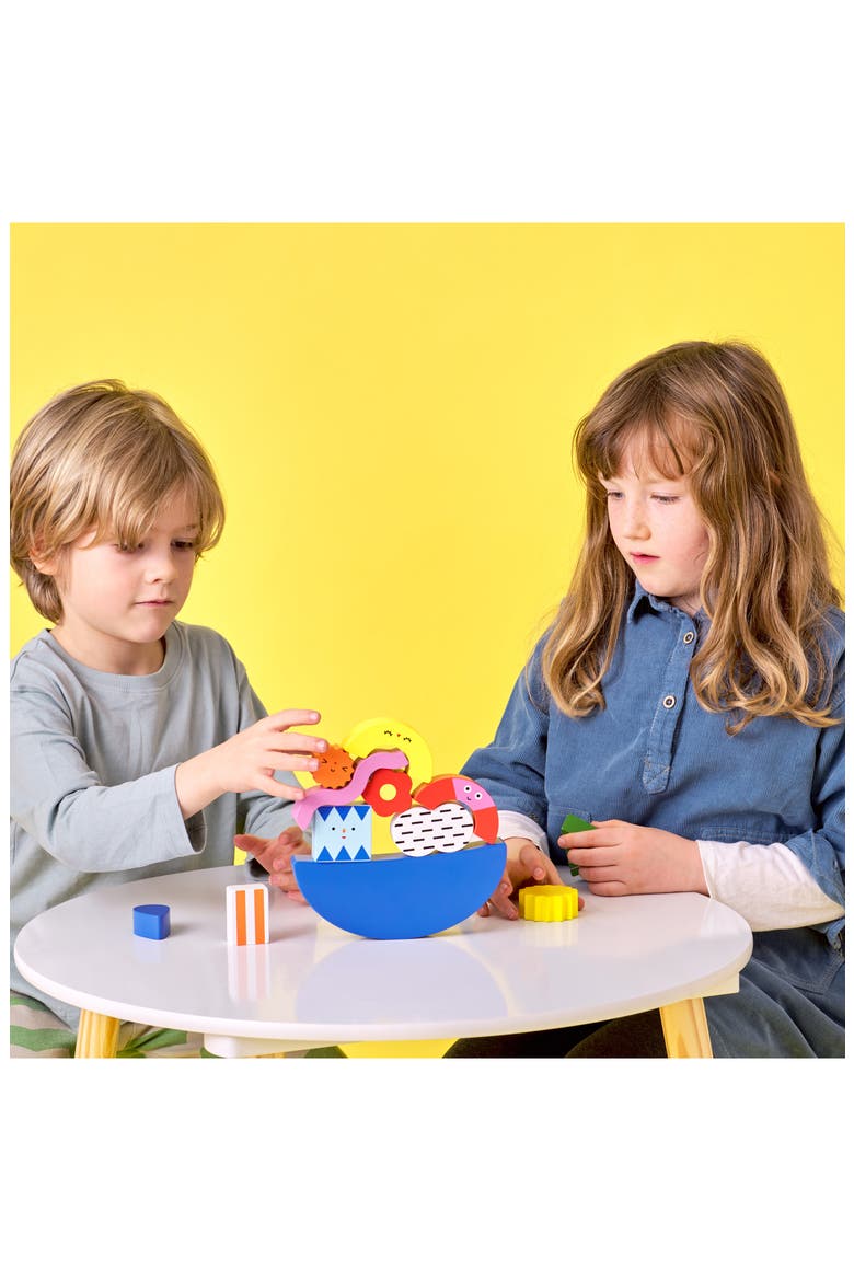 Teeter Totter Balancing Shapes Toy, Alternate, color, MULTI