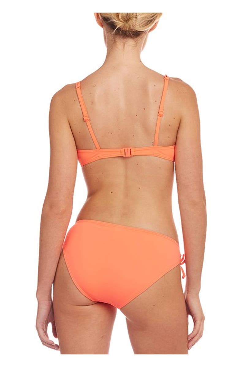 LASCANA Trimmed Underwire Bikini Top Size 36C, Alternate, color, Coral