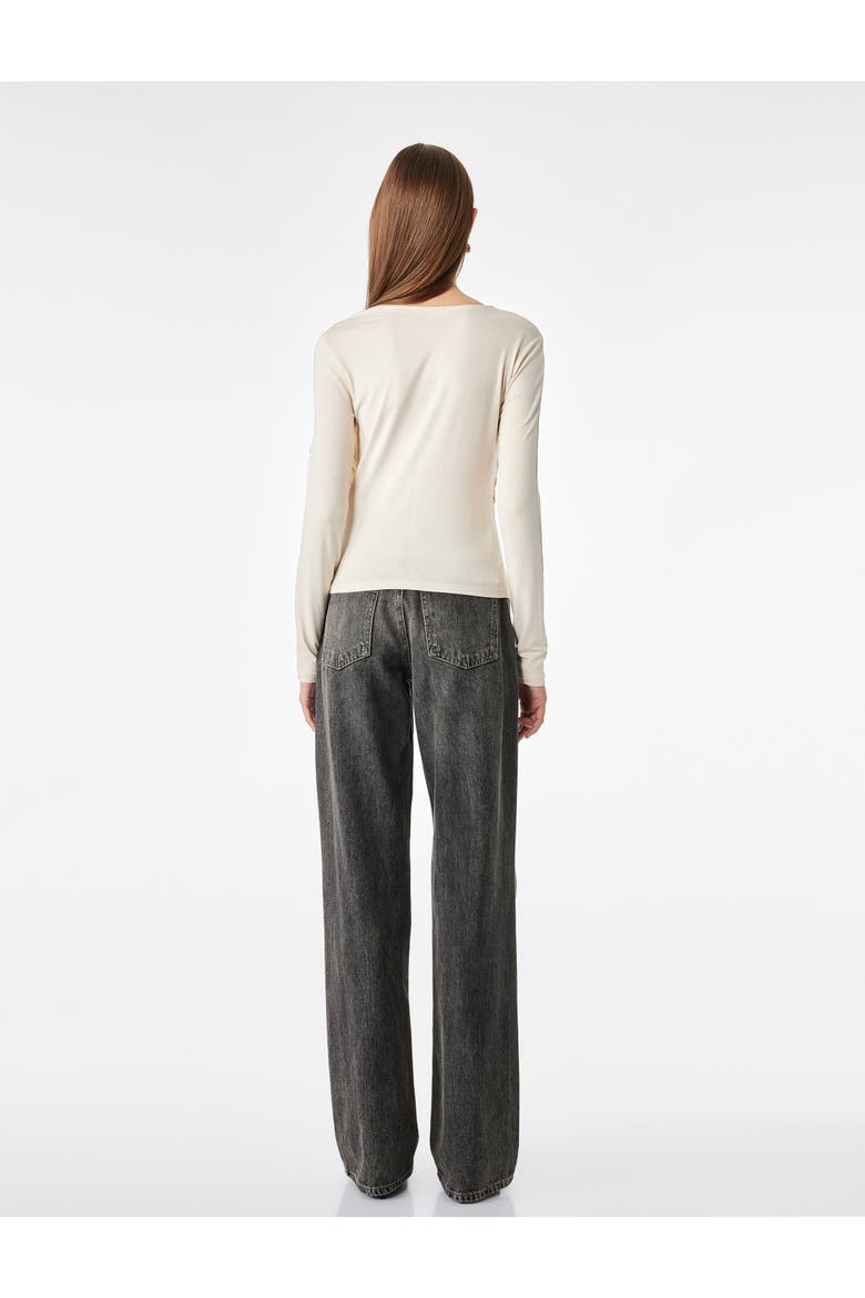 Long Sleeve Blouse, Alternate, color, ECRU
