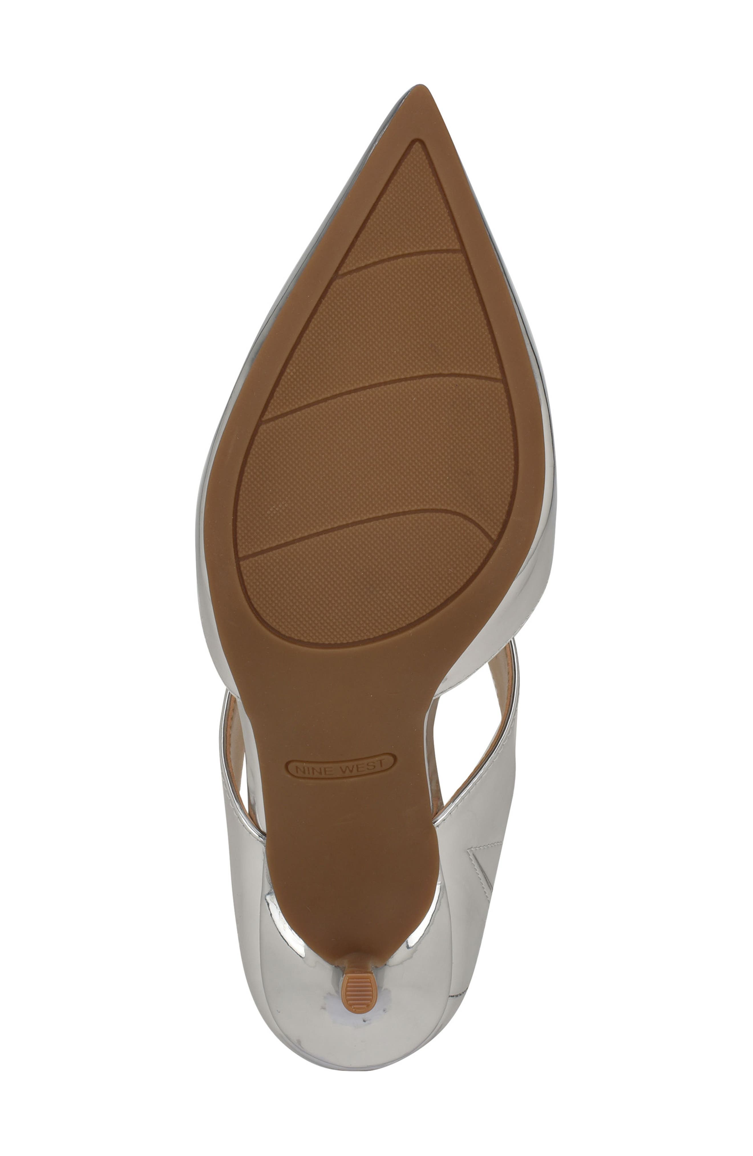 Drew Pointed Toe Mule, Alternate, color, SILVER