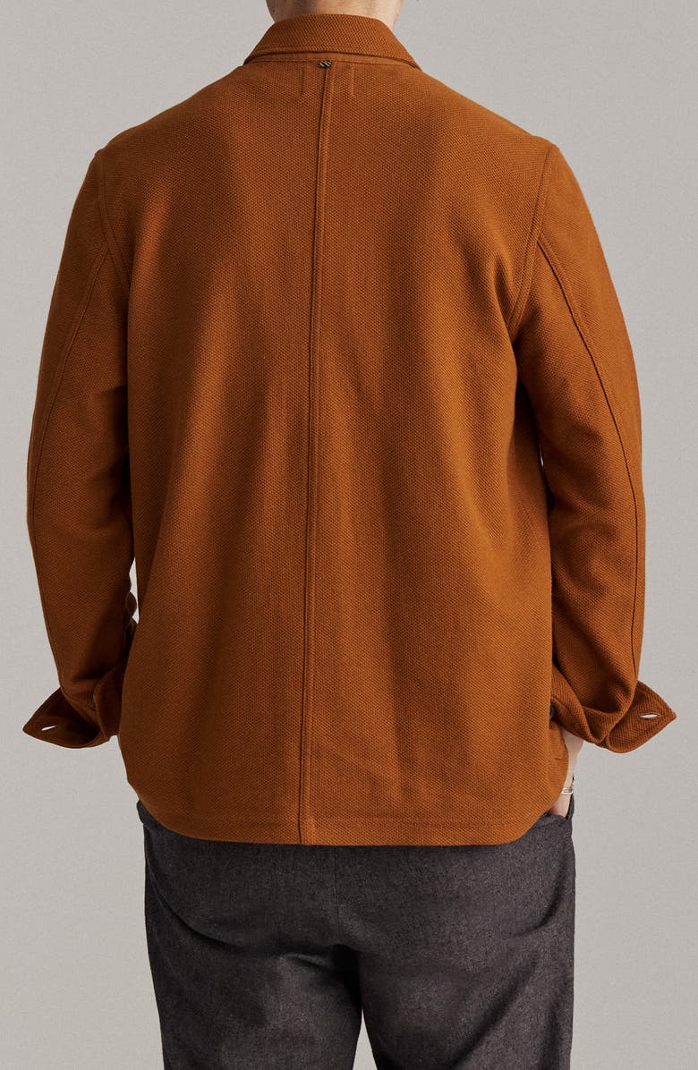 Billy Reid Piqué Chore Shirt Jacket, Alternate, color,