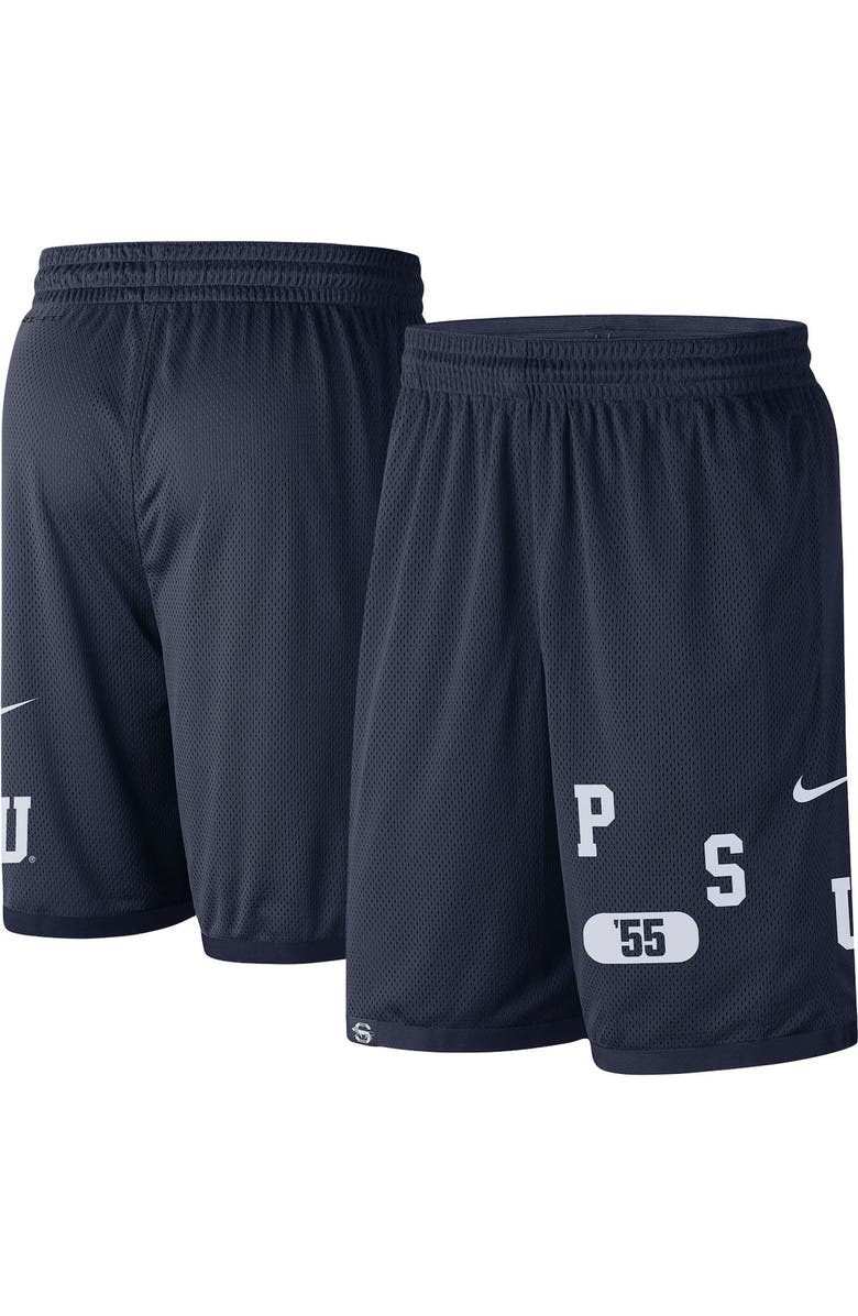 Nike Men's Nike Navy Penn State Nittany Lions Wordmark Performance Shorts, Main, color,