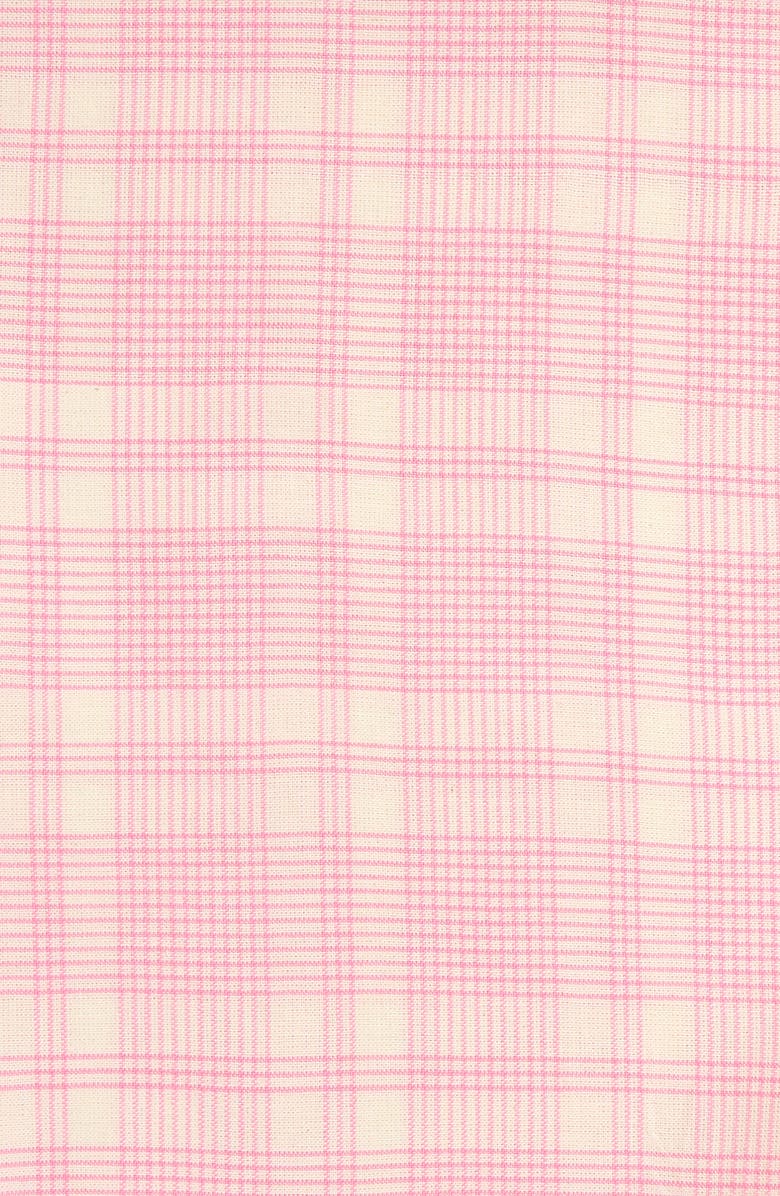 Heather Taylor Home Marianne Plaid Small Tablecloth, Alternate, color, Peony