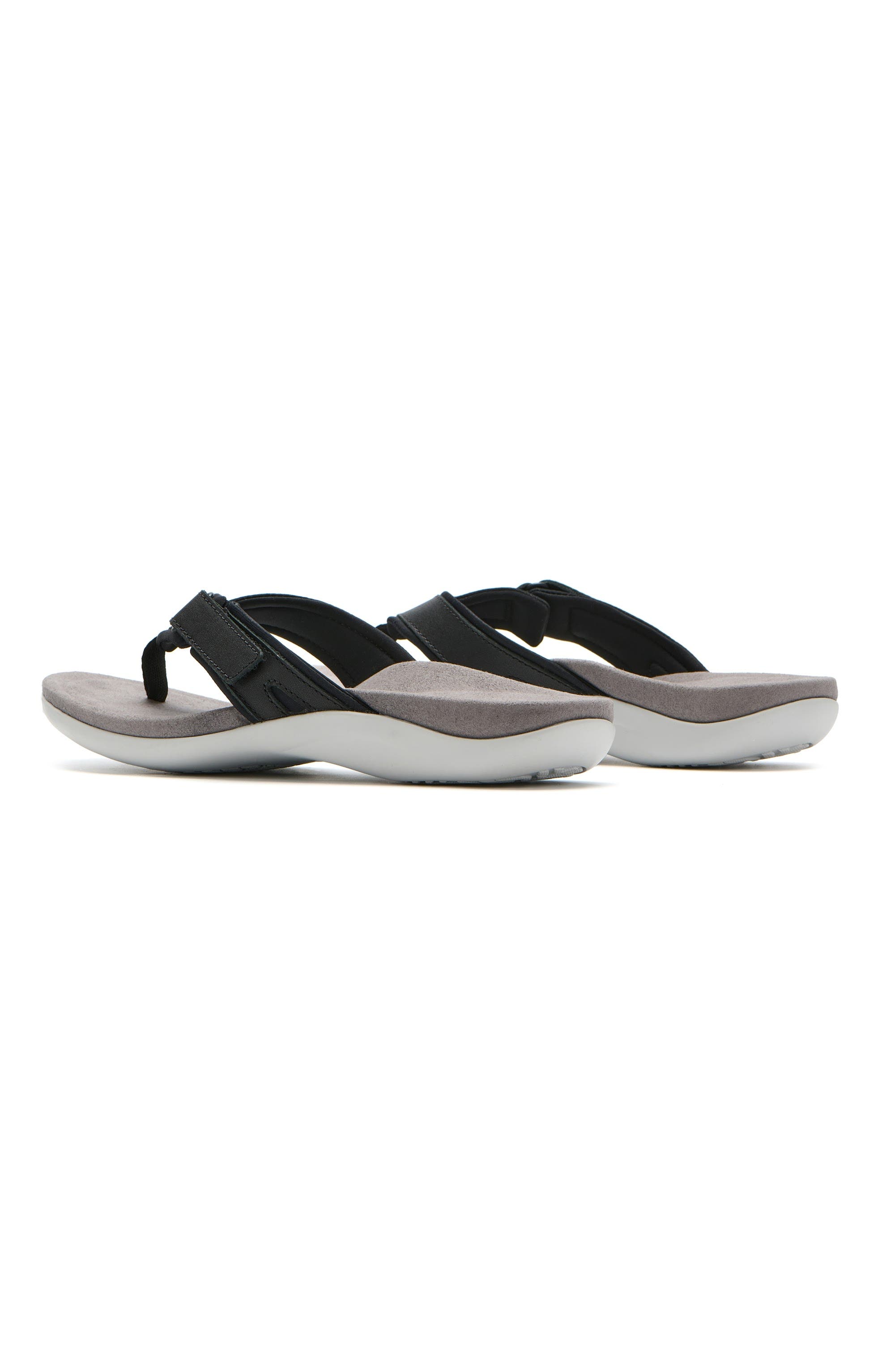 ABEO Oasis Sport Flip Flop, Alternate, color, Black - Regular