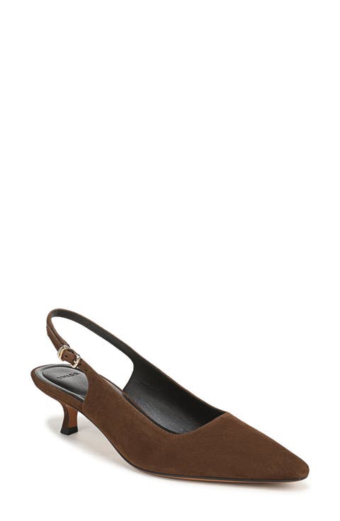 Sabra Slingback Kitten Heel Pump