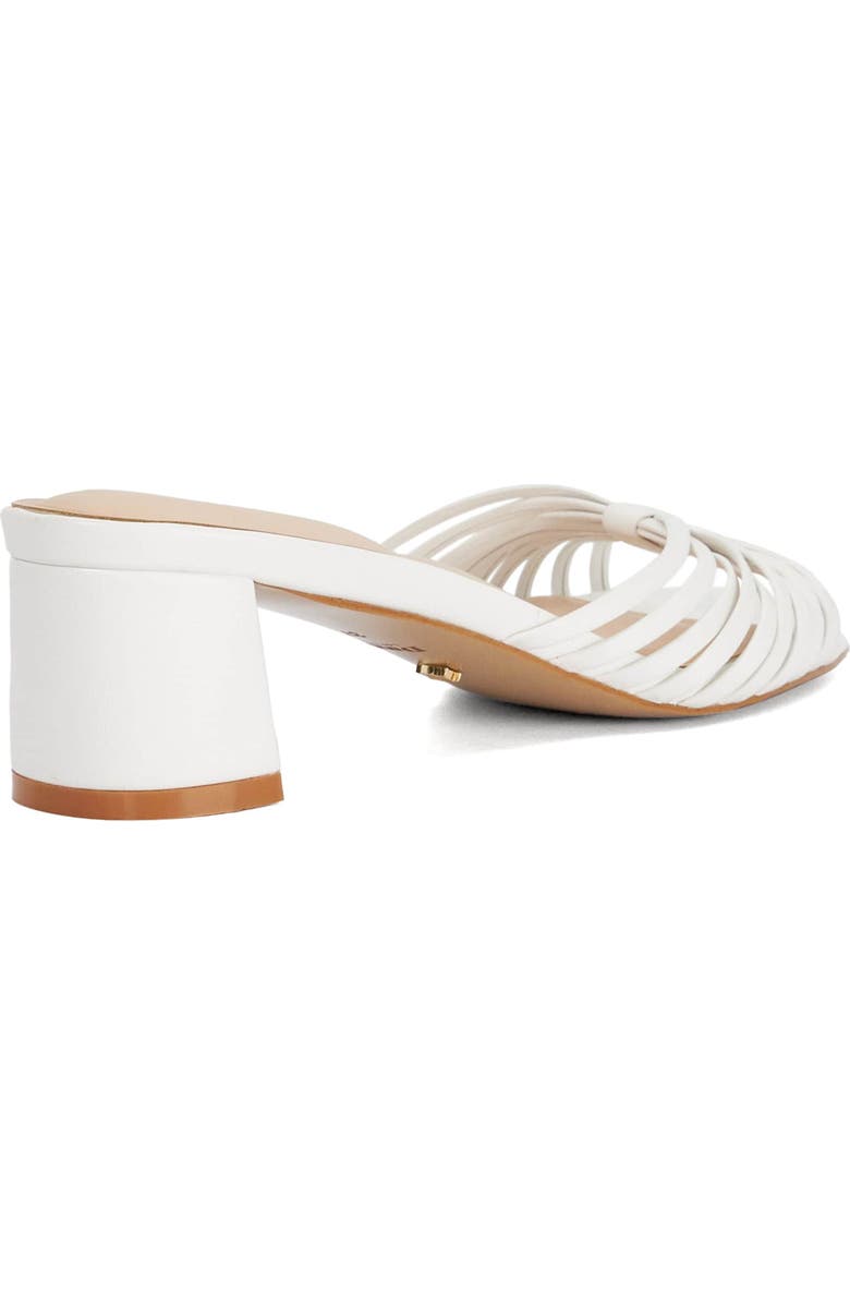 Dune London Maggie Sandal, Alternate, color, White