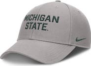Nike Men's Nike  Gray Michigan State Spartans Rise Practice Adjustable Hat