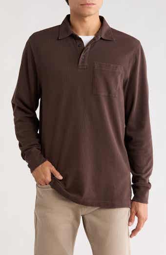Treasure & Bond Long Sleeve Heavyweight Jersey Polo