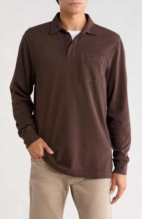 Treasure & Bond Long Sleeve Heavyweight Jersey Polo