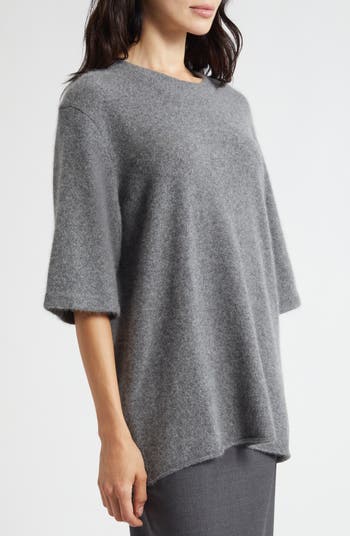 Raven Mercerized Wool & Yak Hair Blend Sweater