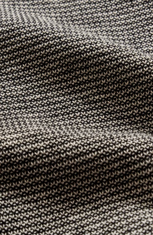 Billy Reid Tuck Stripe Crewneck Sweater In Black