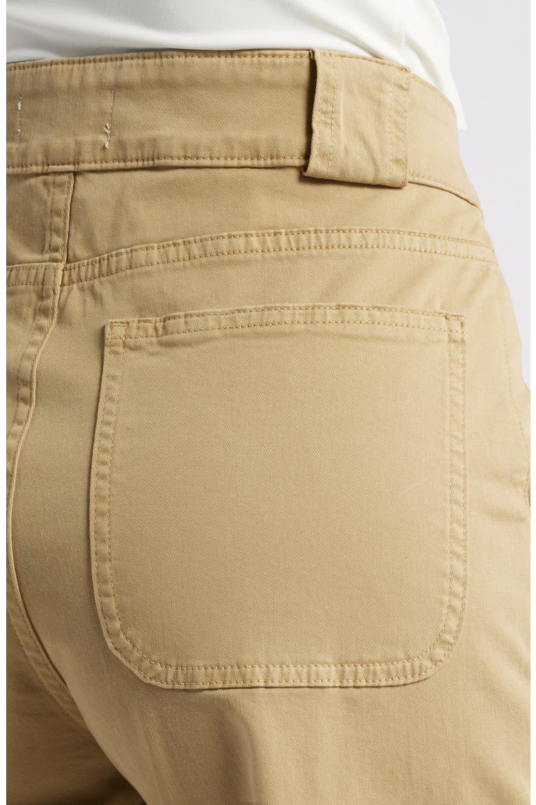Modern Patch Pocket Wide Leg Pants, Alternate, color, SAHARA KHAKI