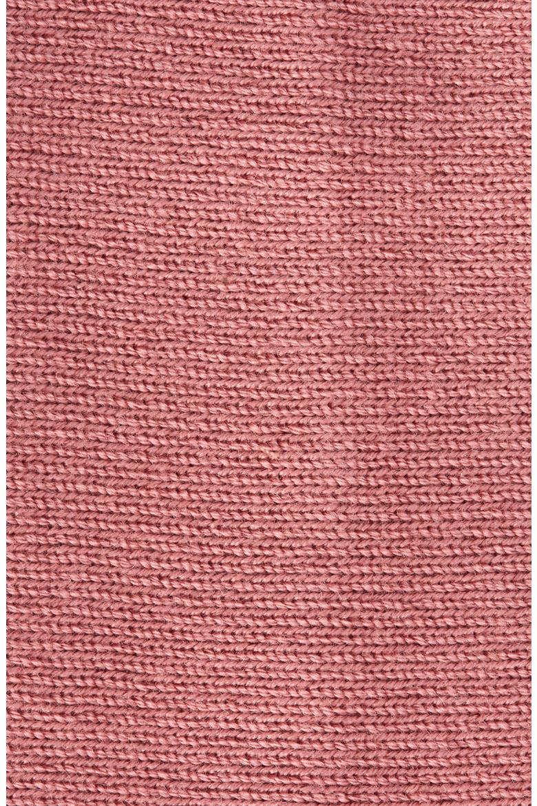 Tonal Emblem Merino Wool Ear Warmer, Alternate, color, SOFT MAUVE/ MAUVE TAMISE