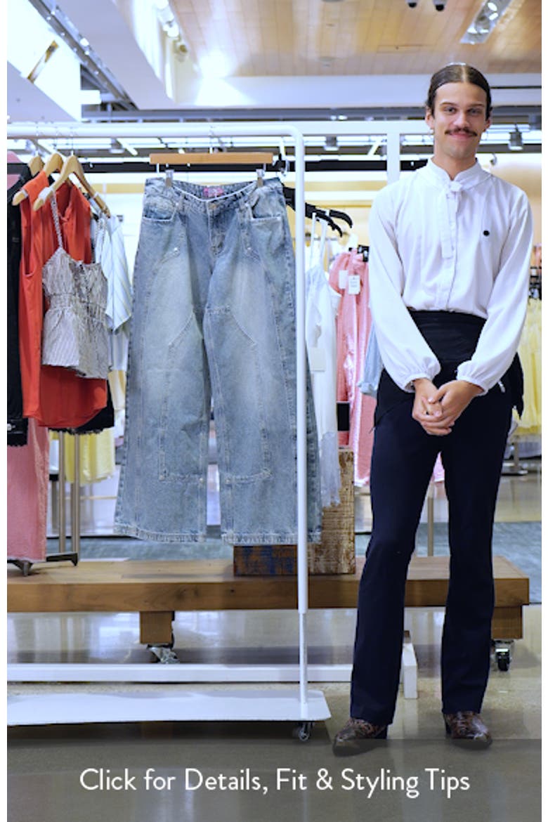 Dema Low Rise Western Wide Leg Jeans video