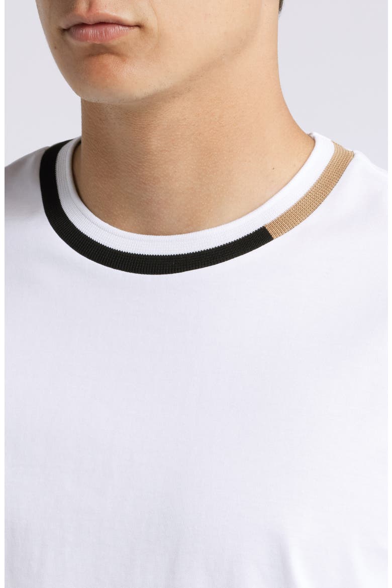 Thompson Tipped Crewneck T-Shirt, Alternate, color, WHT