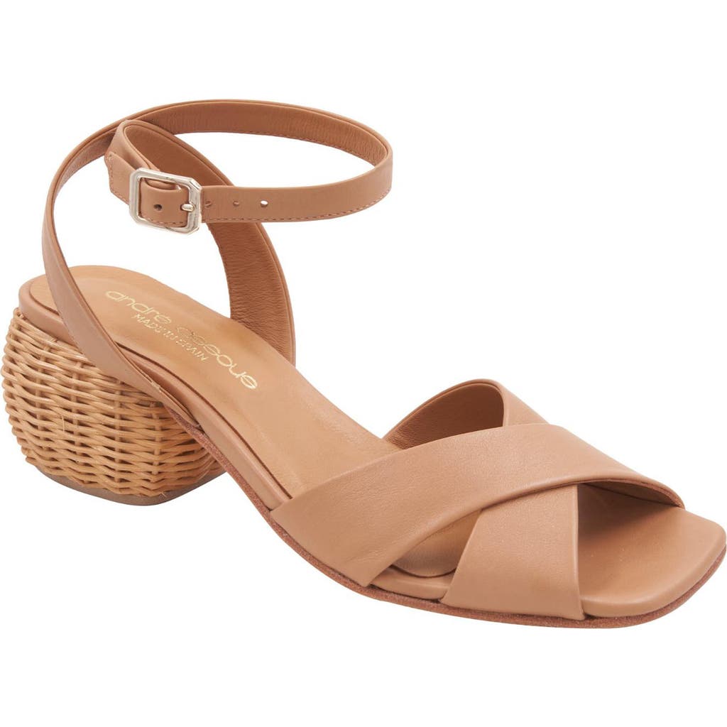 Andre Assous André Assous Winona Ankle Strap Sandal In Camel