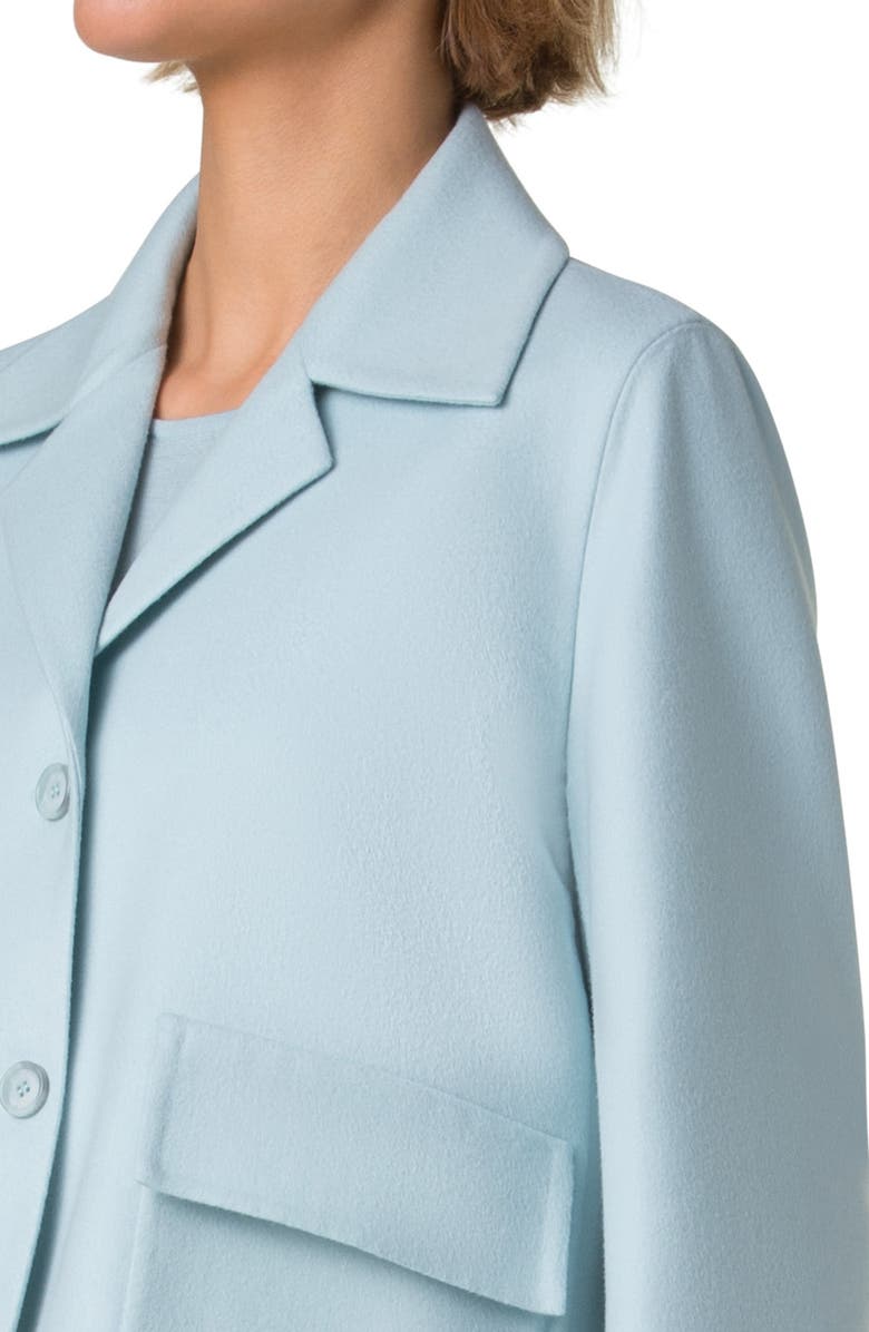 Akris Wes Cashmere Double Face Crop Jacket, Alternate, color, 