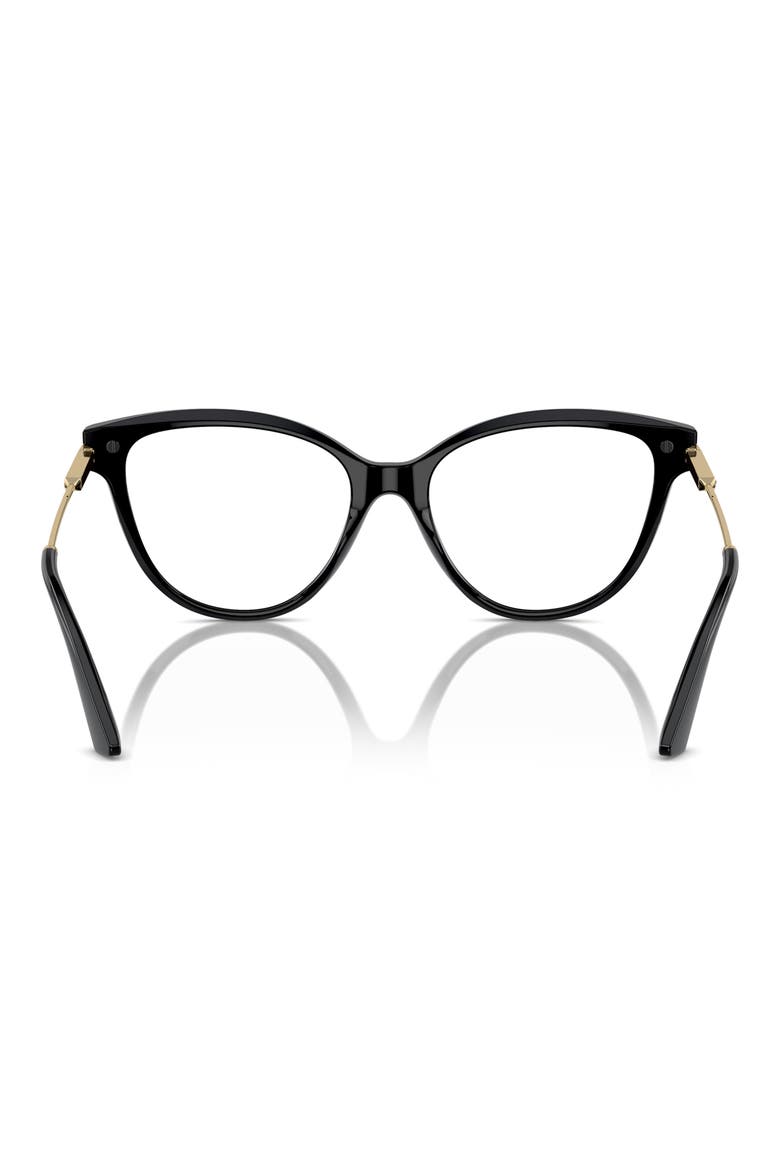 54nn Cat Eye Optical Glasses, Alternate, color, BLACK / DEMO LENS