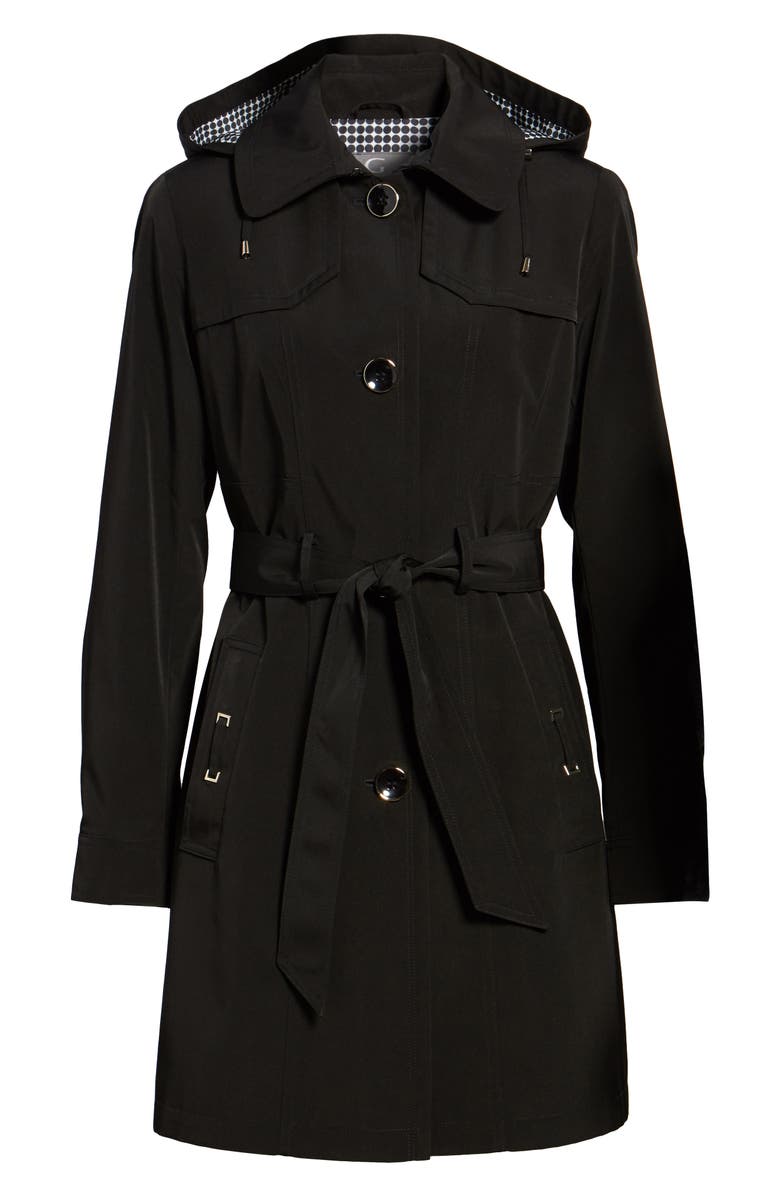 Gallery Belted Trench Raincoat, Alternate, color, 