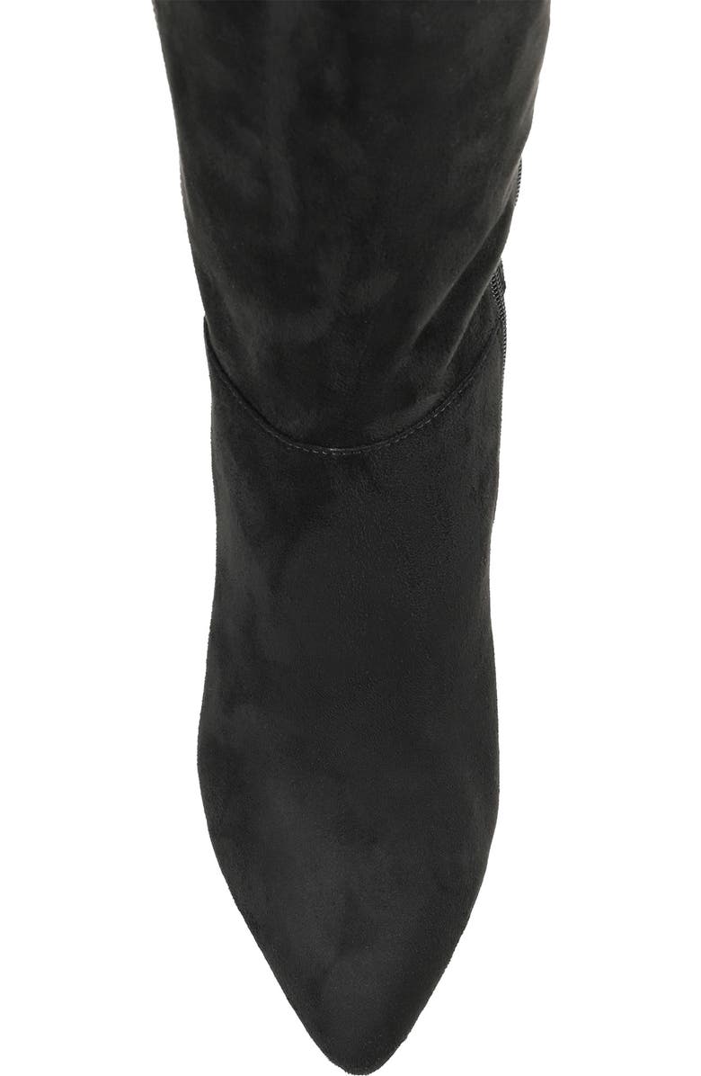 Journee Collection Idinna Vegan Suede Tall Boot - Wide Calf, Alternate, color,