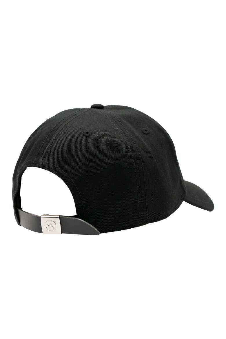 Logo Baseball Cap, Alternate, color, BLACK