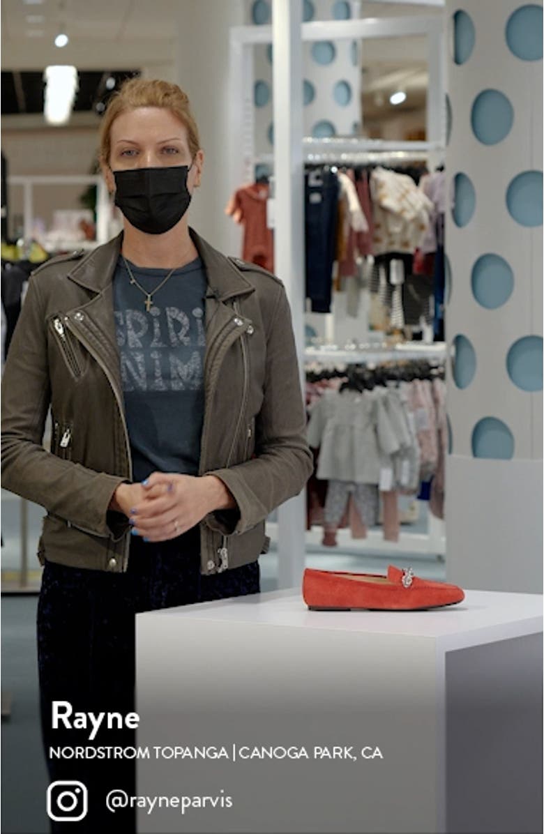 Elanna Leather Chain Link Loafer, sales video thumbnail