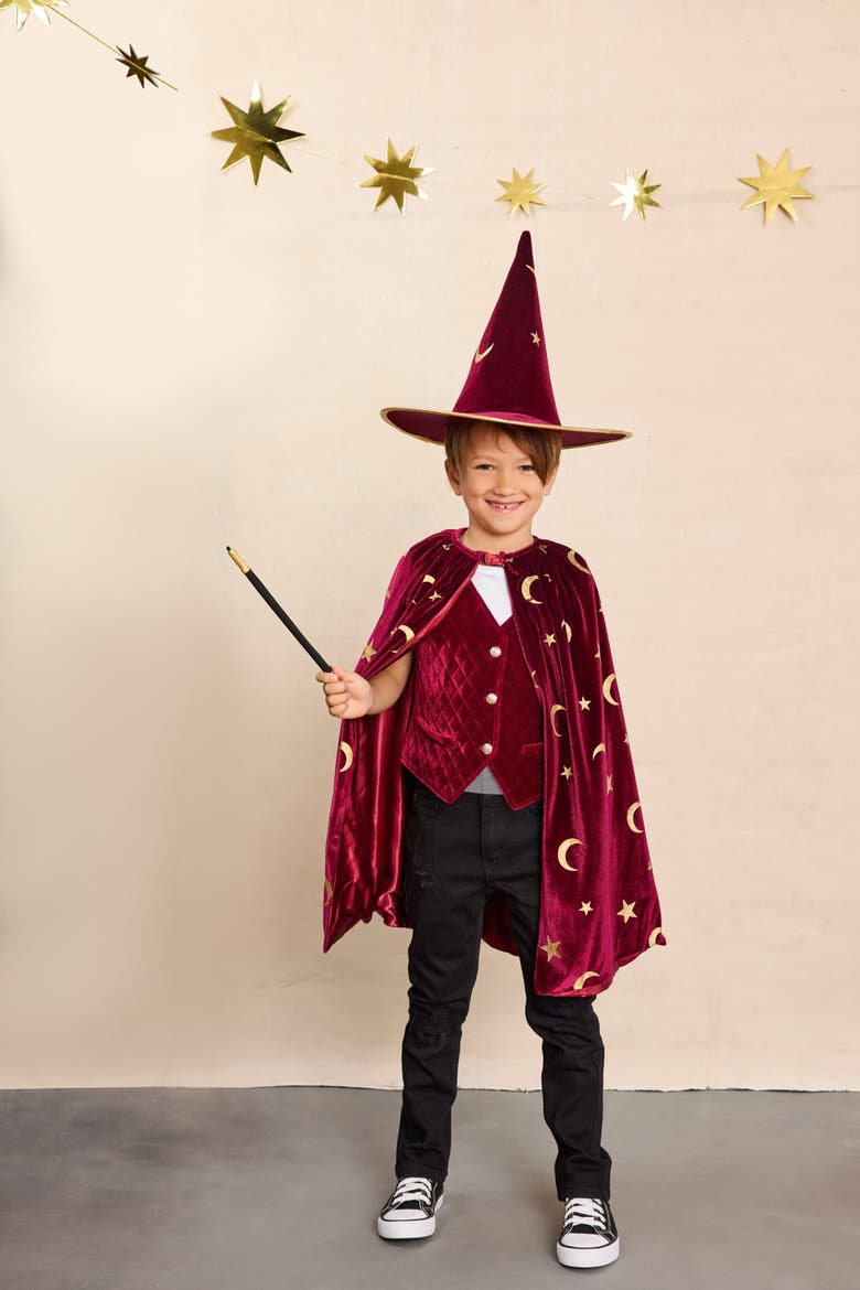 Magician Hat for Kids, Alternate, color, Burgundy