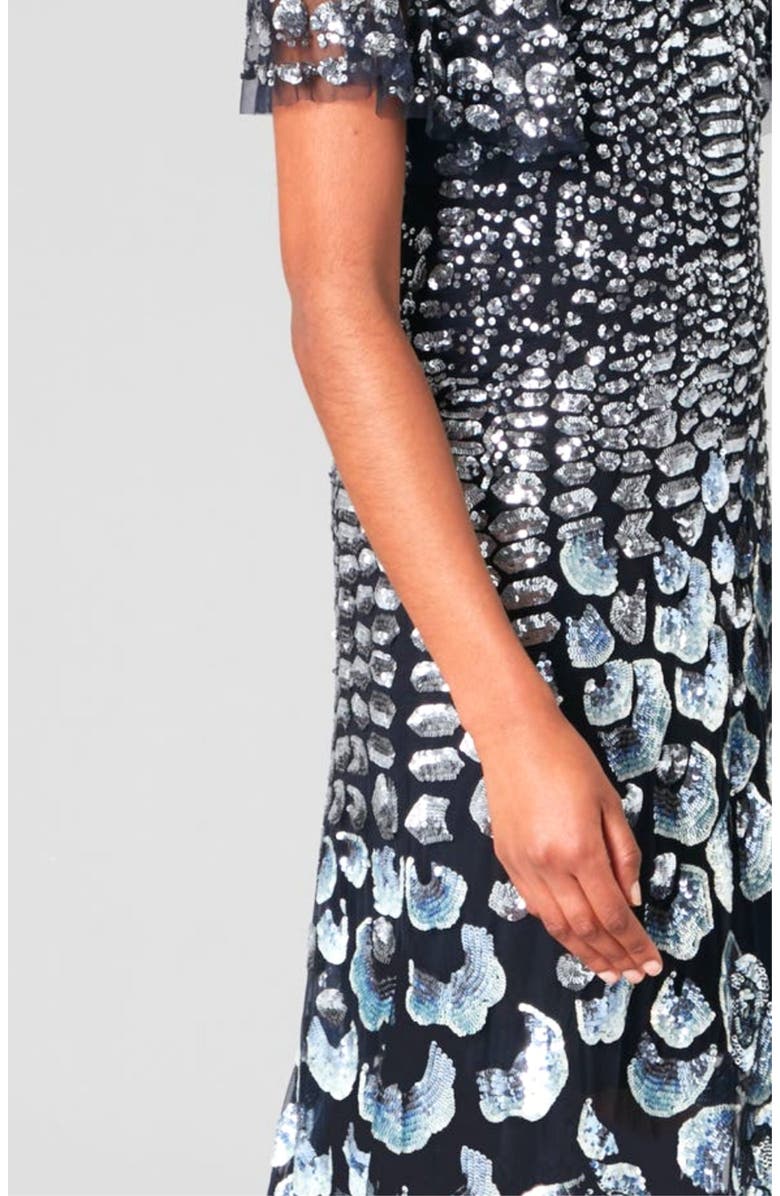 Temperley London Piper Gown, Alternate, color, Midnight