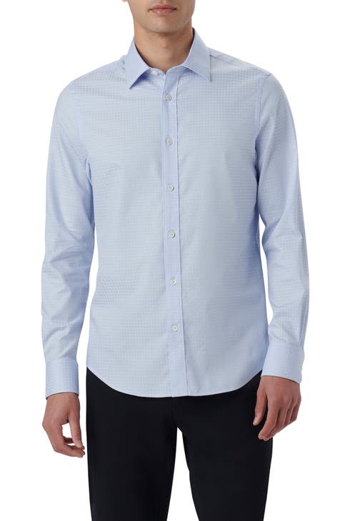 Men s Cotton Blend Button Down Dress Shirts Nordstrom