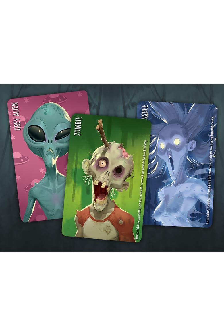 Similo Spookies Cooperative Deduction Card Game 7+, Alternate, color, Multicolored