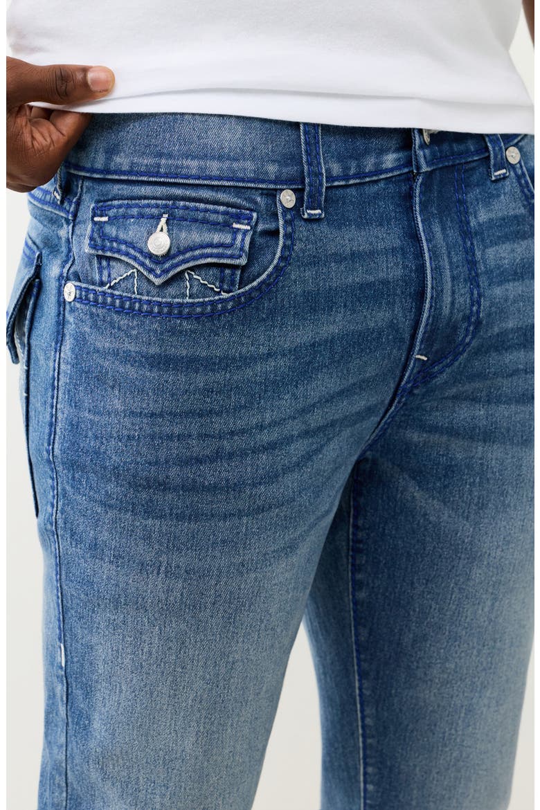Geno Big T Flap Slim Fit Jeans, Alternate, color, MEDIUM BLUE QUARTZ