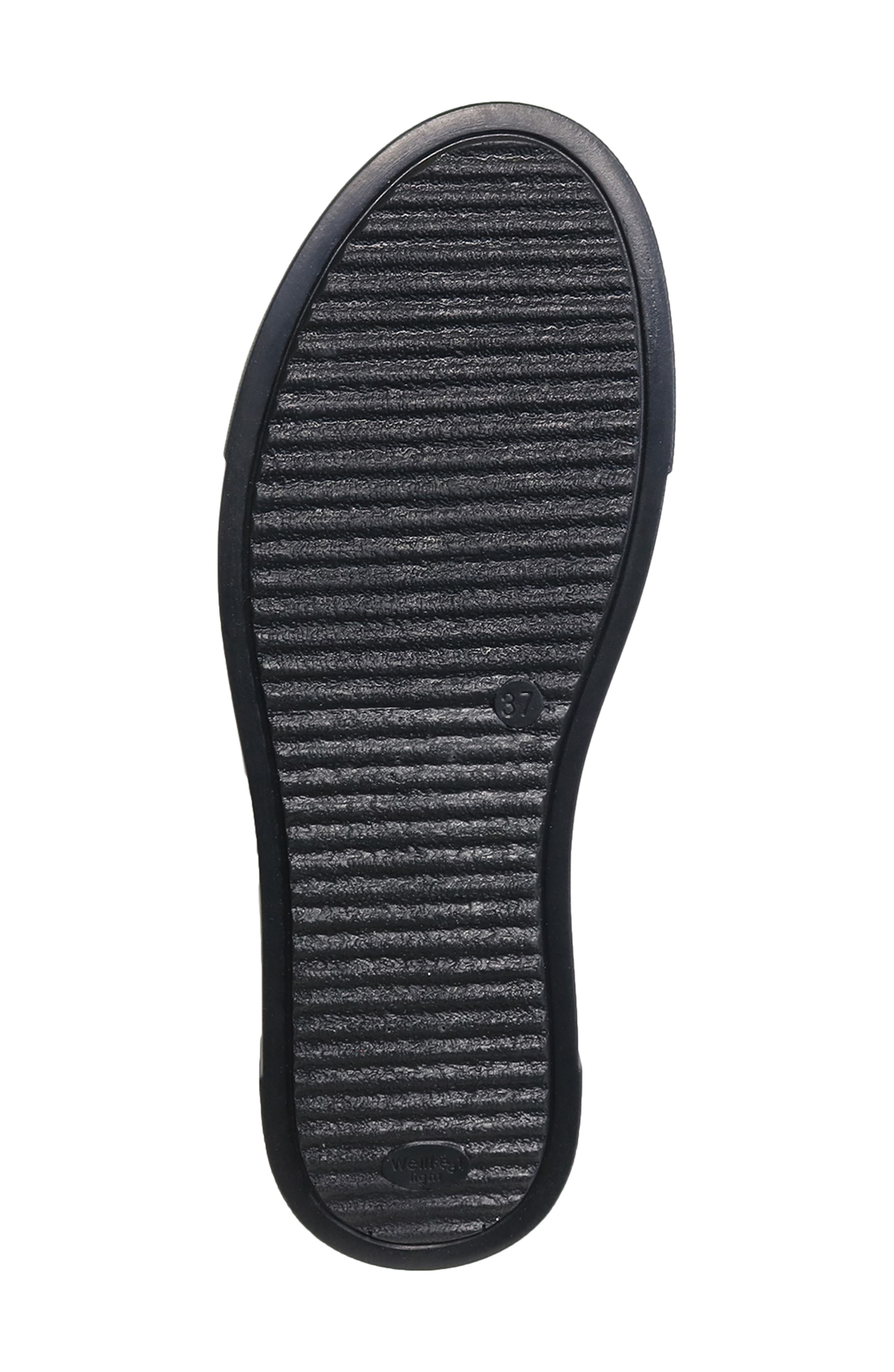 Perla Sneaker, Alternate, color, DENIM SUEDE