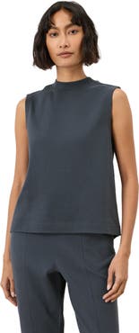 Pact Organic Cotton Airplane Mock Neck Shell