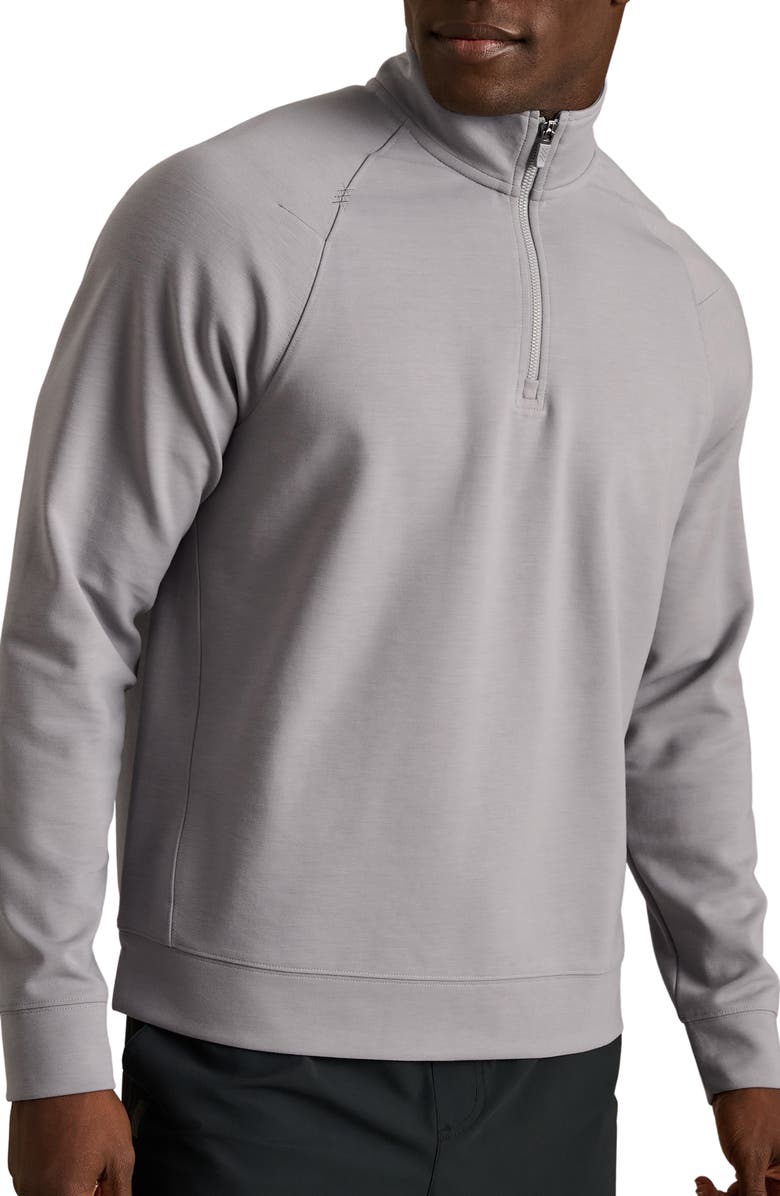 Rhone Dreamstate Quarter Zip Pullover, Main, color, Steel Gray