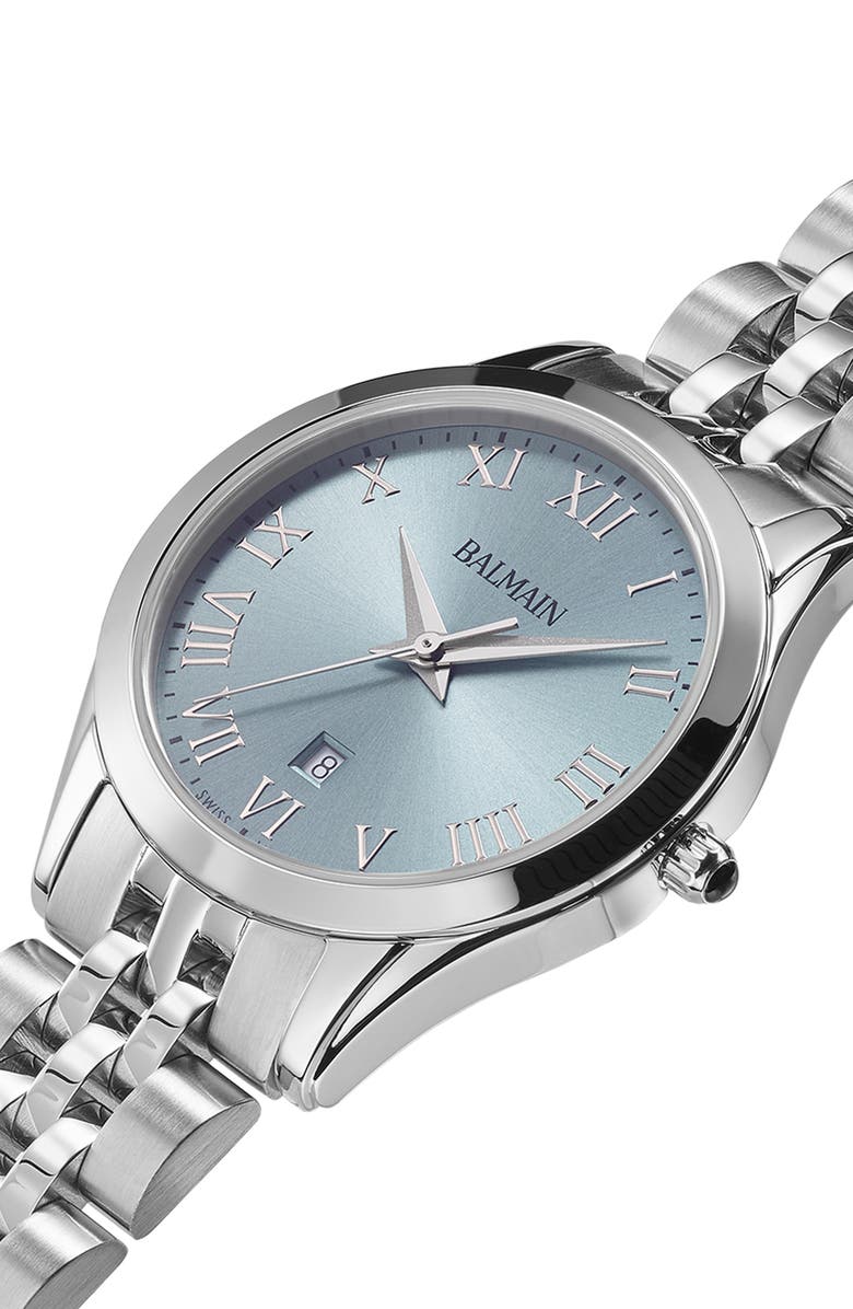 BALMAIN WATCHES Classic R Bracelet Watch, 30mm, Alternate, color, Stainless Steel