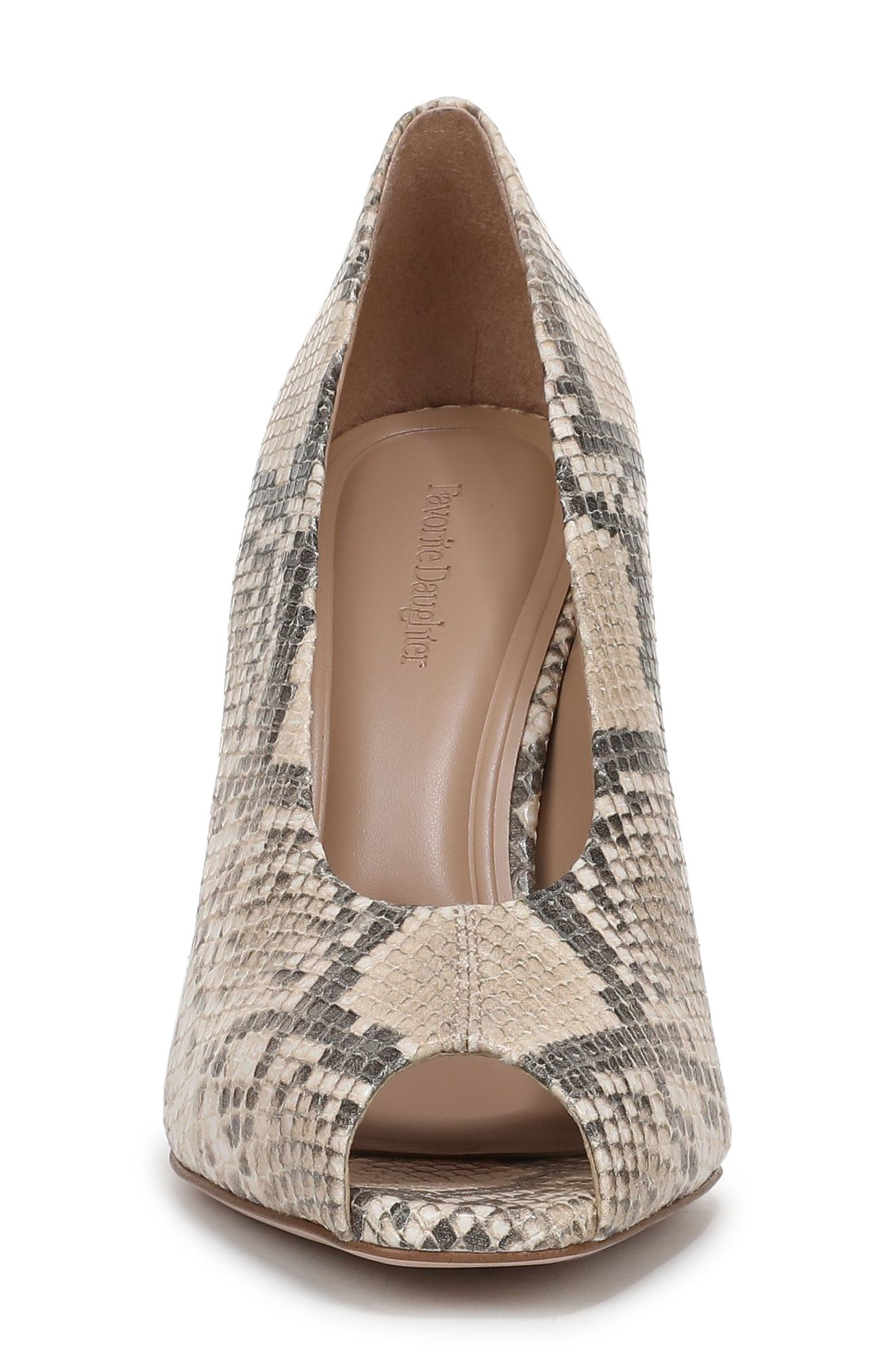 Yara Peep Toe Pump, Alternate, color, SOFT PINK PRINT