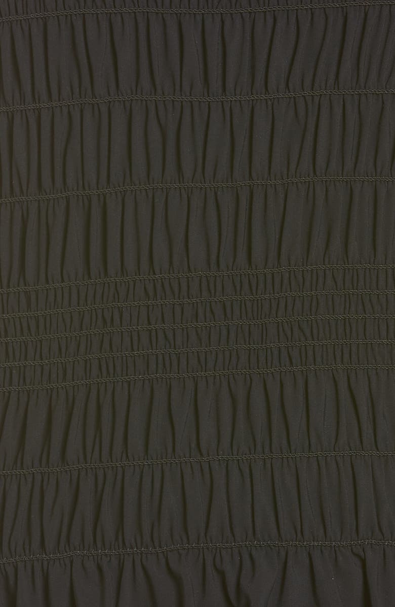 Tory Burch Costa Smocked One-Piece Swimsuit, Alternate, color,