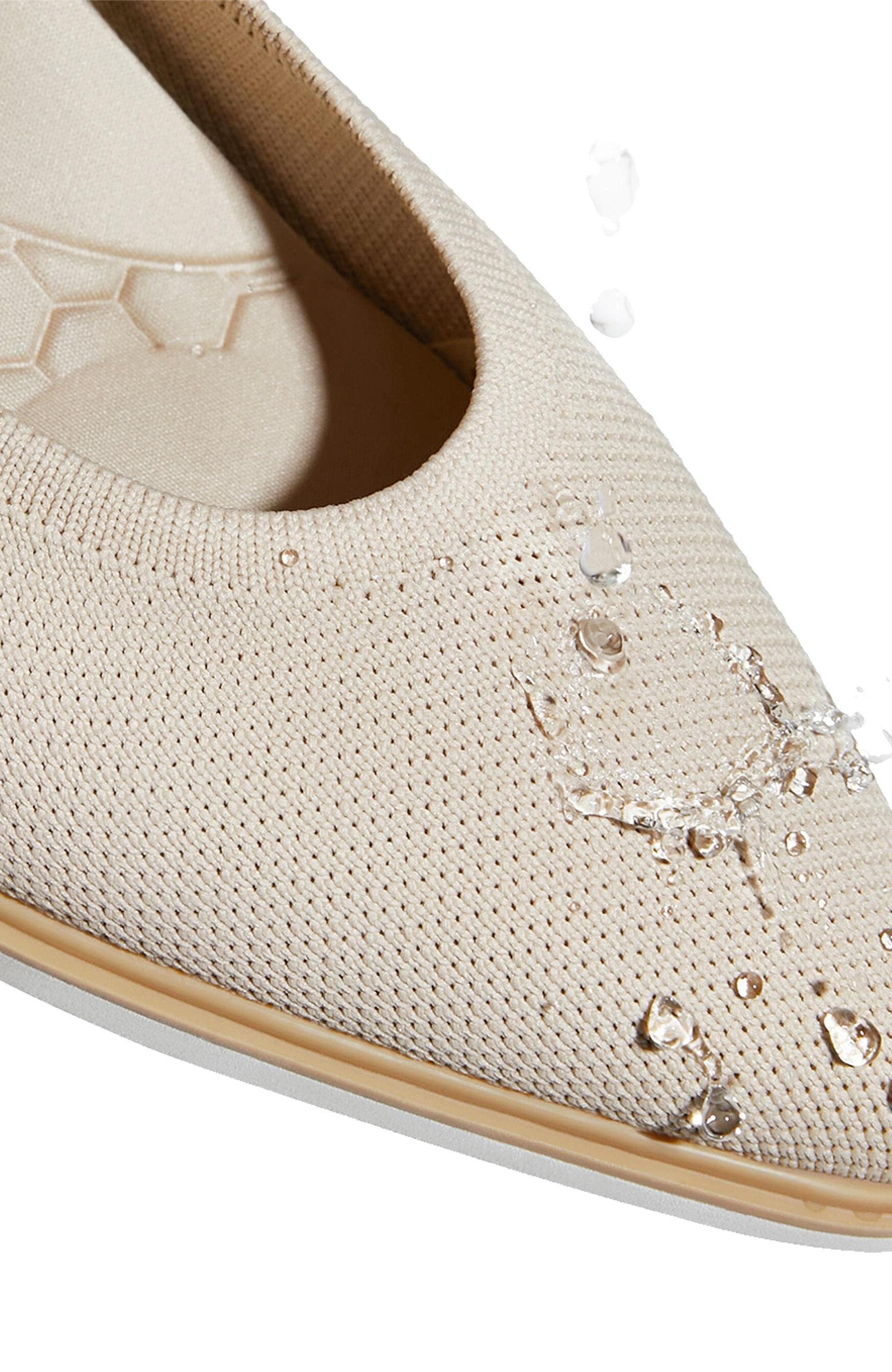 VIVAIA Pointed-Toe All-Day Standing Flats, Alternate, color, Almond