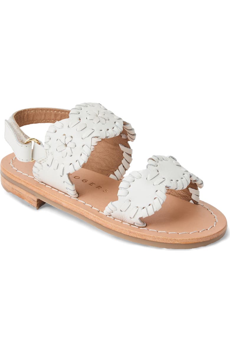 Jack Rogers Kids' Lauren Slingback Sandal, Main, color, White