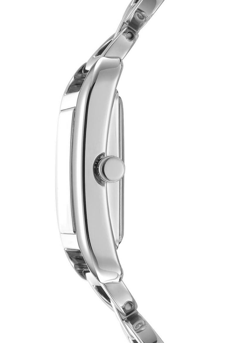 L 142 Bracelet Watch, Alternate, color, BLACK/ SILVER