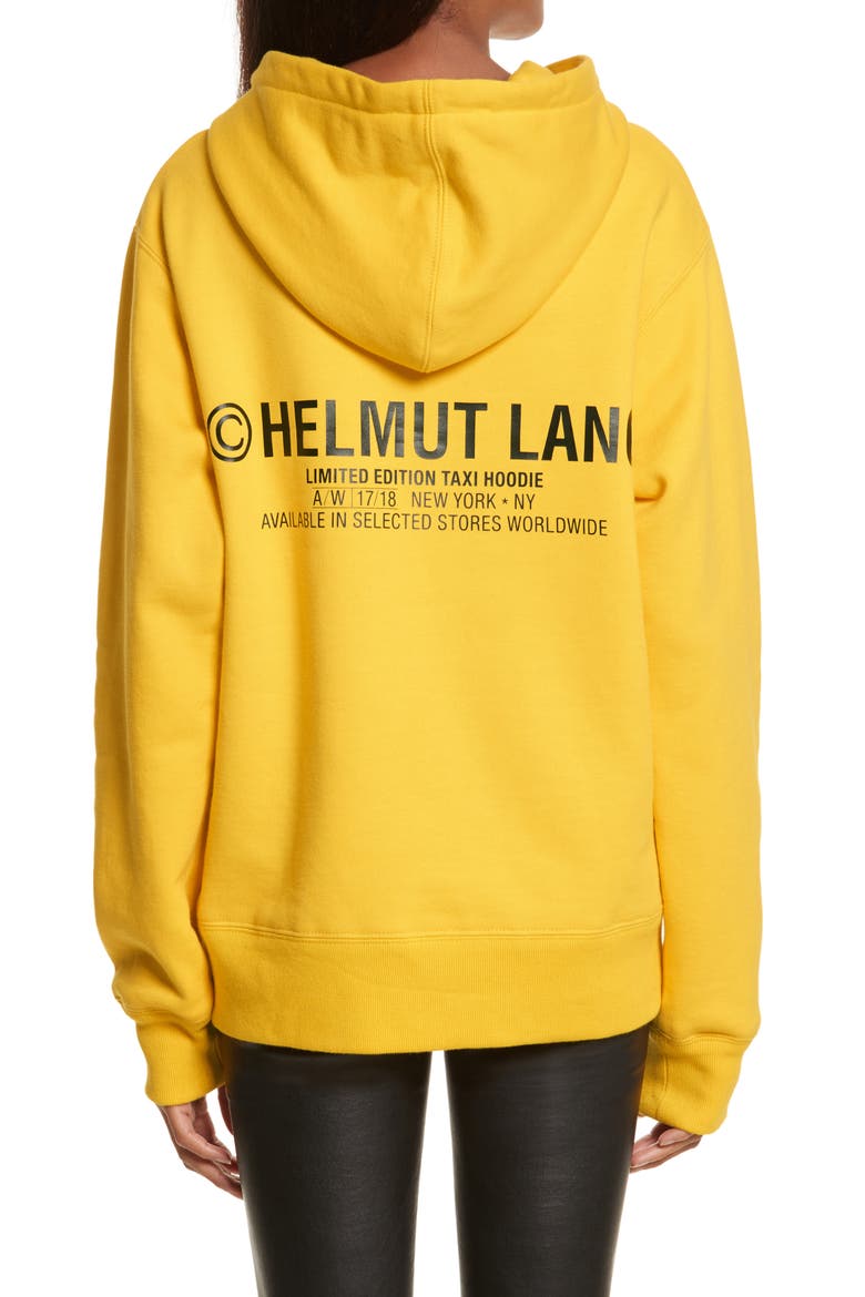 Taxi Cotton Hoodie, Alternate, color, YELLOW