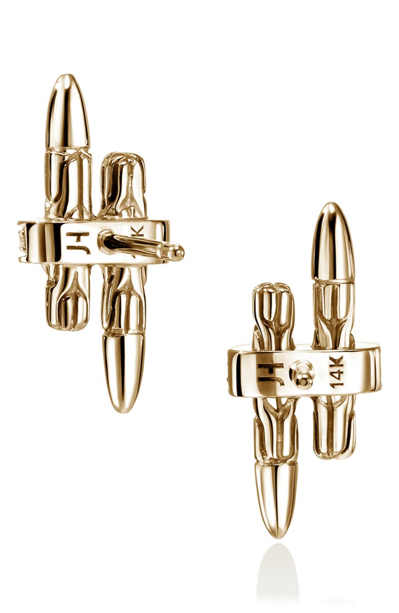 John Hardy Spear Stud Earrings, Alternate, color, Gold