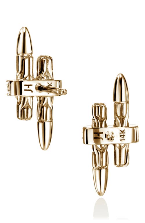 John Hardy Spear Stud Earrings In Gold