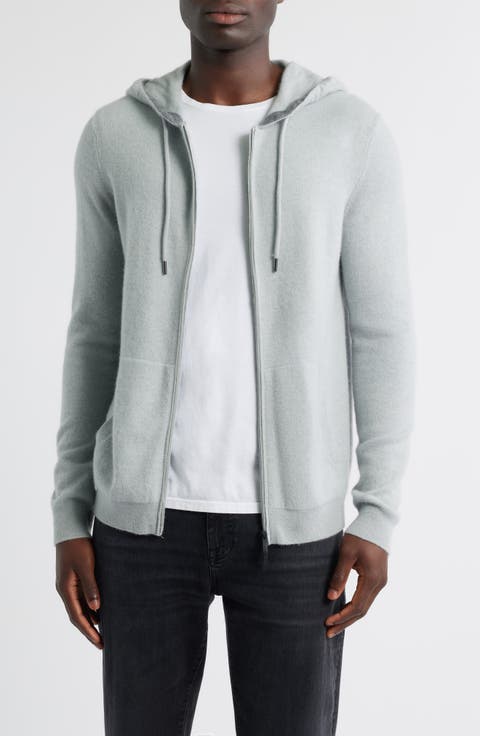 Xander Cashmere Hooded Zip Cardigan