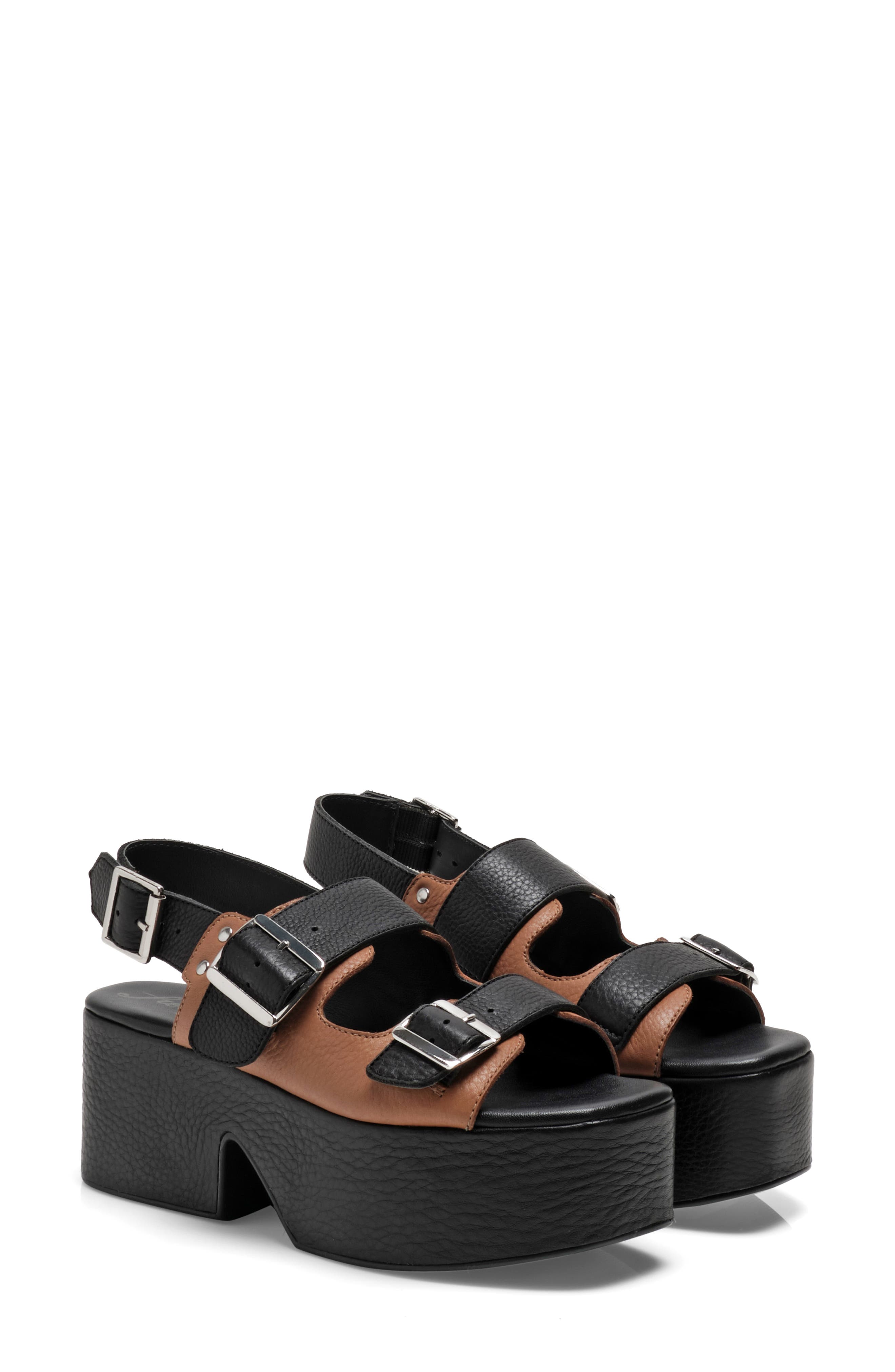 Free People Follow Your Own Path Platform Sandal, Alternate, color, 