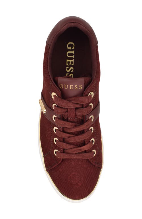 Guess Britz Sneaker In Brown