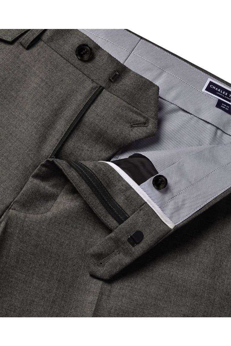 Wool Stretch Slim Fit Pants, Alternate, color, Grey