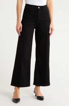 Joe's High Waist Ankle Wide Leg Jeans